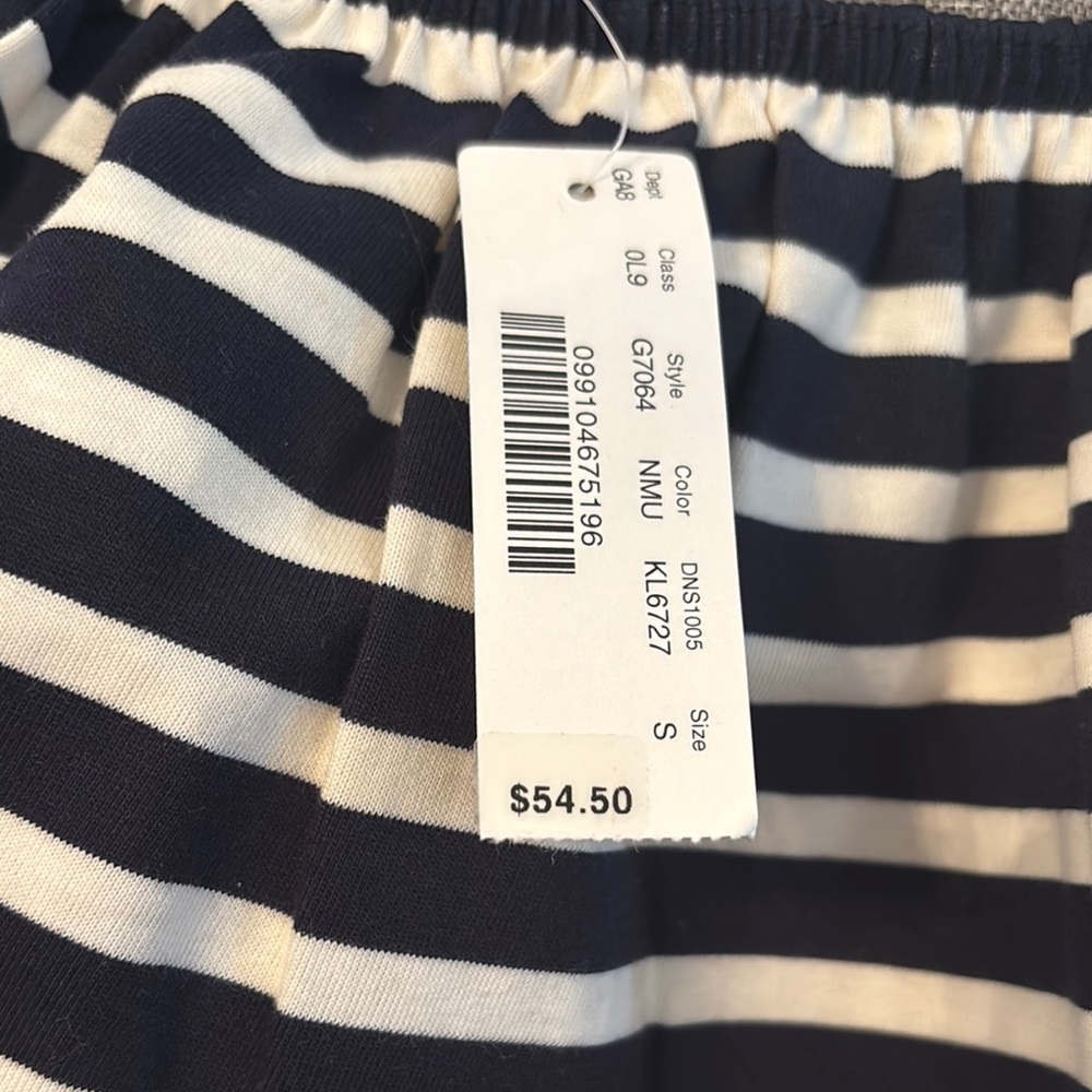 Striped Off-Shoulder Top - Picture 2 of 2
